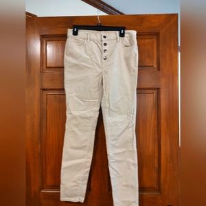 Women's LOFT HighRise Skinny Corduroy Pants Size 6